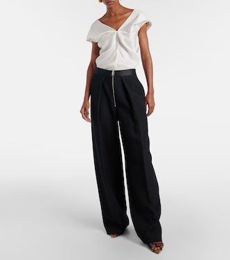 Weite Hose Marine | Khaite