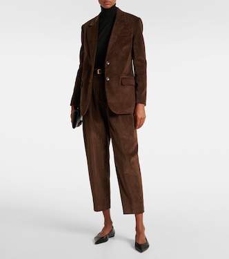 Pantalon tapered Emmett en velours côtelé de coton | Altuzarra