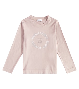 Longsleeve aus Baumwolle | Brunello Cucinelli Kids