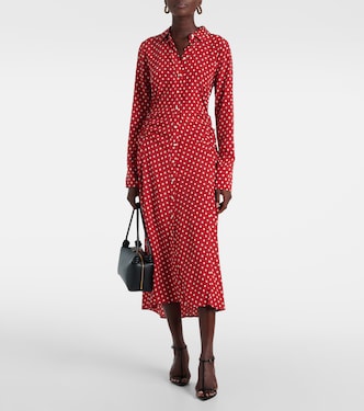 Lex polka-dot silk-blend midi dress | Veronica Beard