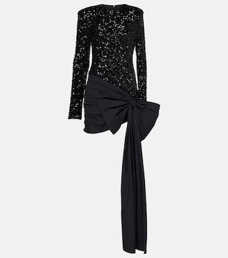 Bow-detail sequined minidress | Rotate
