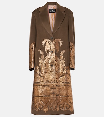 Abrigo de lana y cachemir con Paisley | Etro
