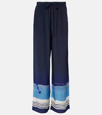 Mariner silk crêpe wide-leg pants | SIR