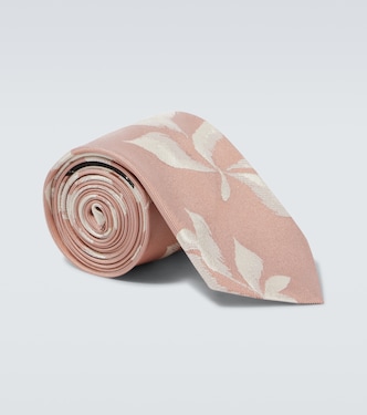 Printed silk tie | Dries Van Noten