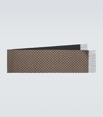 Sciarpa reversibile Symbole in lana e cashmere | Prada