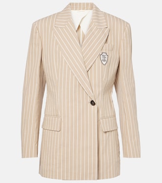 Blazer in cotone e seta | Brunello Cucinelli