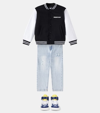 Sneakers aus Leder | Moschino Kids