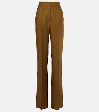 Pantaloni a gamba larga Aversa con logo | Max Mara