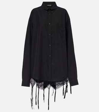 Camicia oversize in popeline | Balenciaga