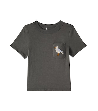T-Shirt Seagull aus Baumwoll-Jersey | Mini Rodini