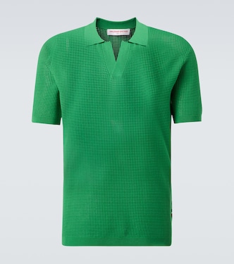 Roddy waffle-knit mesh polo shirt | Orlebar Brown