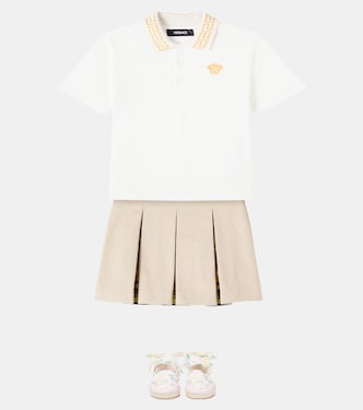 Jupe Barocco en coton | Versace Kids