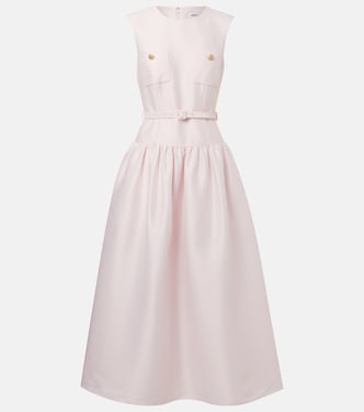 Midikleid aus Taft | Self-Portrait