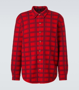 Mr Young checked cashmere shirt | Arch4
