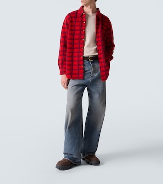 Mr Young checked cashmere shirt | Arch4