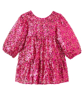 Lila bow-detail sequined dress | Konges Sløjd