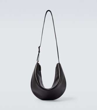 Sac à bandoulière Crescent en cuir | The Row