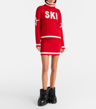 Jersey de cuello alto Glacier de lana | Perfect Moment