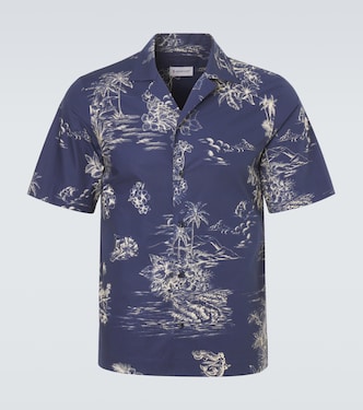 Printed cotton bowling shirt | Moncler