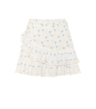 Minirock Emma aus Baumwolle | LoveShackFancy