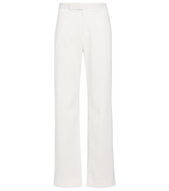 Cleo high-rise straight pants | Deveaux New York