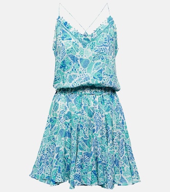 Laurie printed minidress | Poupette St Barth