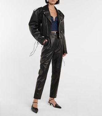Veste raccourcie en cuir | Magda Butrym
