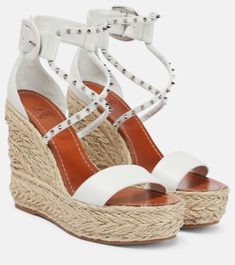 Chocazeppa leather wedge espadrilles | Christian Louboutin