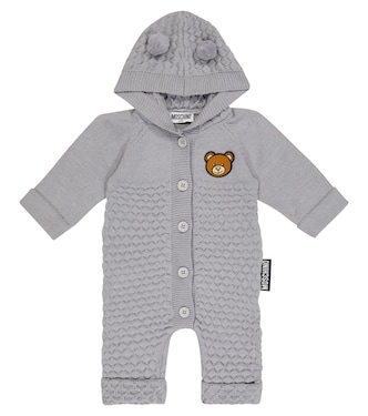 Baby - Tutina in cotone e lana | Moschino Kids