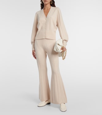 Mid-rise wool-blend flared pants | Joseph