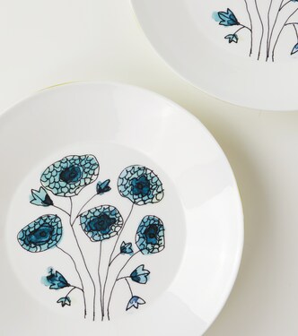 x Marni Anemone Vaniglia set of 2 deep plates | Serax