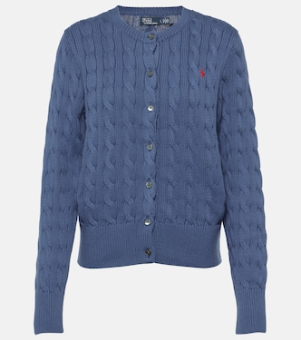 Cable-knit cotton cardigan | Polo Ralph Lauren