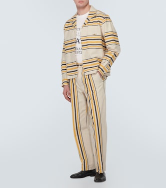 Gerade Mid-Rise Hose aus Baumwolle | Bode