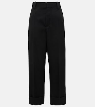 Pantaloni a gamba larga in lana | Bottega Veneta