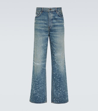 Jeans anchos Shotgun con efecto desgastado | Amiri