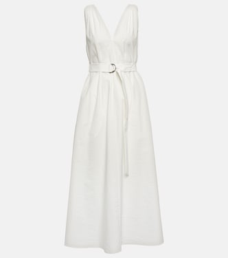 Vestido largo plisado | Brunello Cucinelli