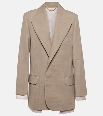 Blazer in lana vergine | Victoria Beckham