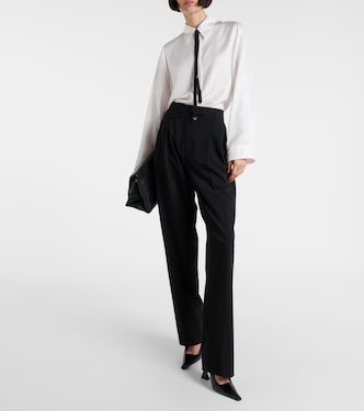 Blusa Sensual Coolness de sarga de seda | Dorothee Schumacher