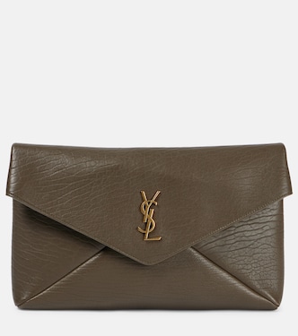 Clutch Cassandre Large aus Leder | Saint Laurent