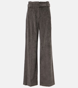 Pantaloni tapered in cotone | Brunello Cucinelli