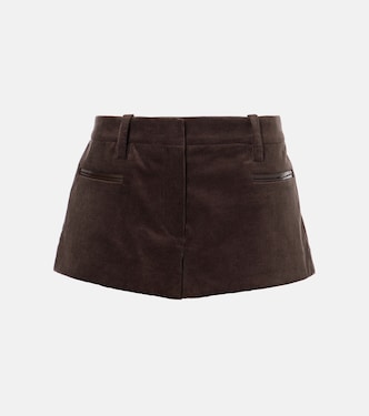 Shorts in velluto a coste di cotone | Magda Butrym