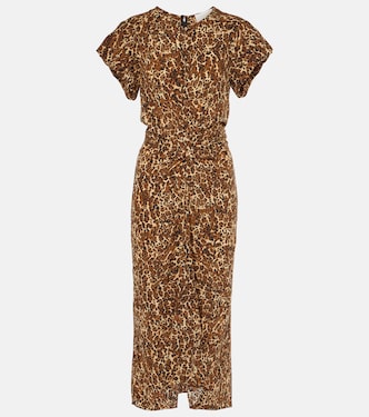 Abito midi Teremagd in misto seta | Isabel Marant