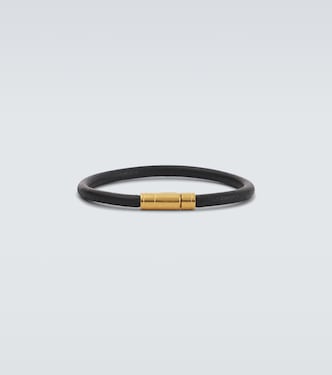 Bracciale in pelle con logo | Tom Ford