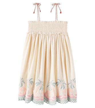 Besticktes Kleid Tallow aus Baumwolle | Zimmermann Kids