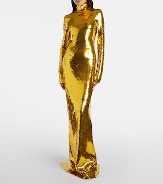 Robe longue à sequins | Bottega Veneta