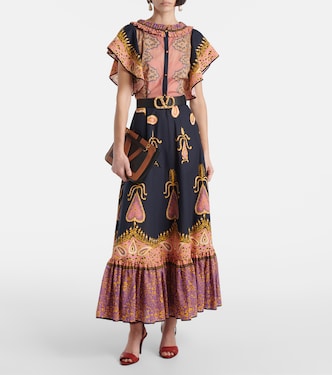 Robe longue en coton | Valentino