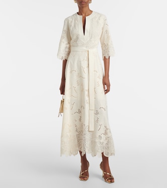 Abito midi in sangallo | Elie Saab