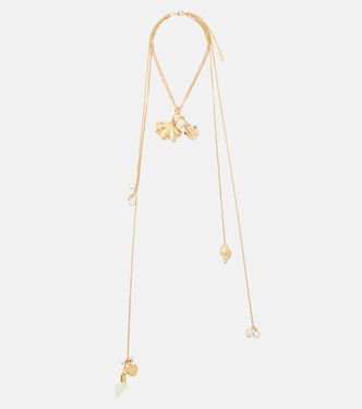 Shells embellished pendant necklace | Chloé