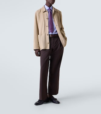 Striped cotton poplin shirt | Charvet