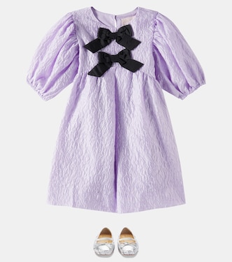 Abito Melodie in broccato con fiocco | Tutu Du Monde